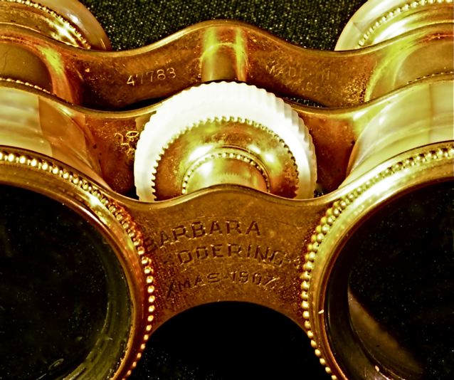 Opera glasses up close