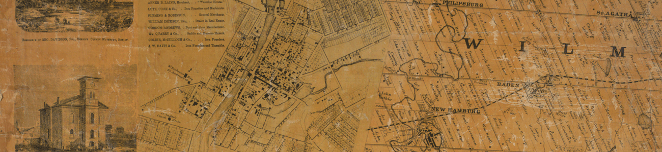 Section of Tremaine Map highlighting Wilmot Township