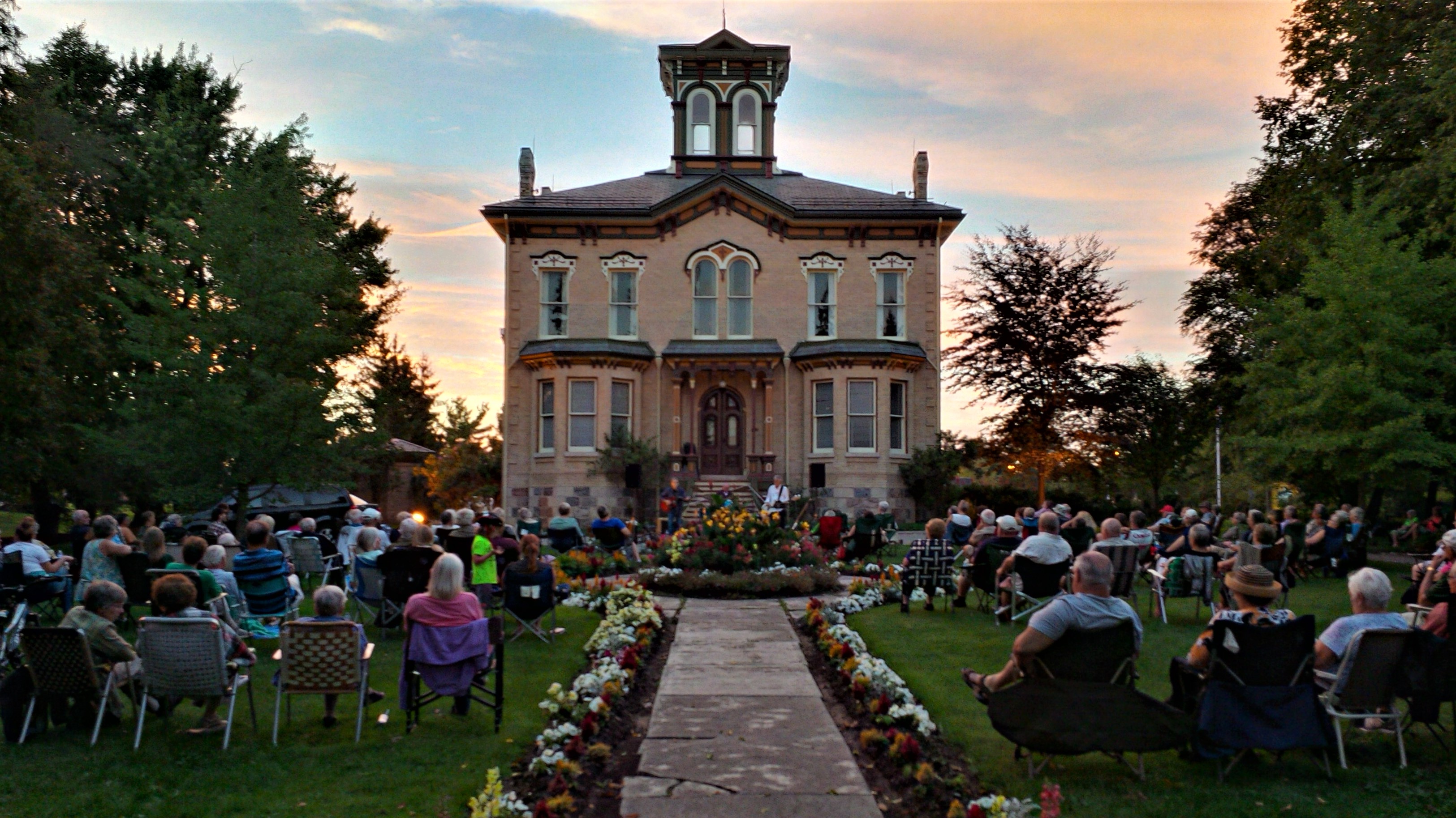 Summer at castle kilbride people watching concert