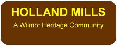 Holland Mills heritage sign