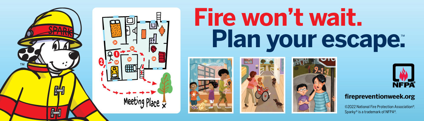 2022 Fire Prevention Week Banner