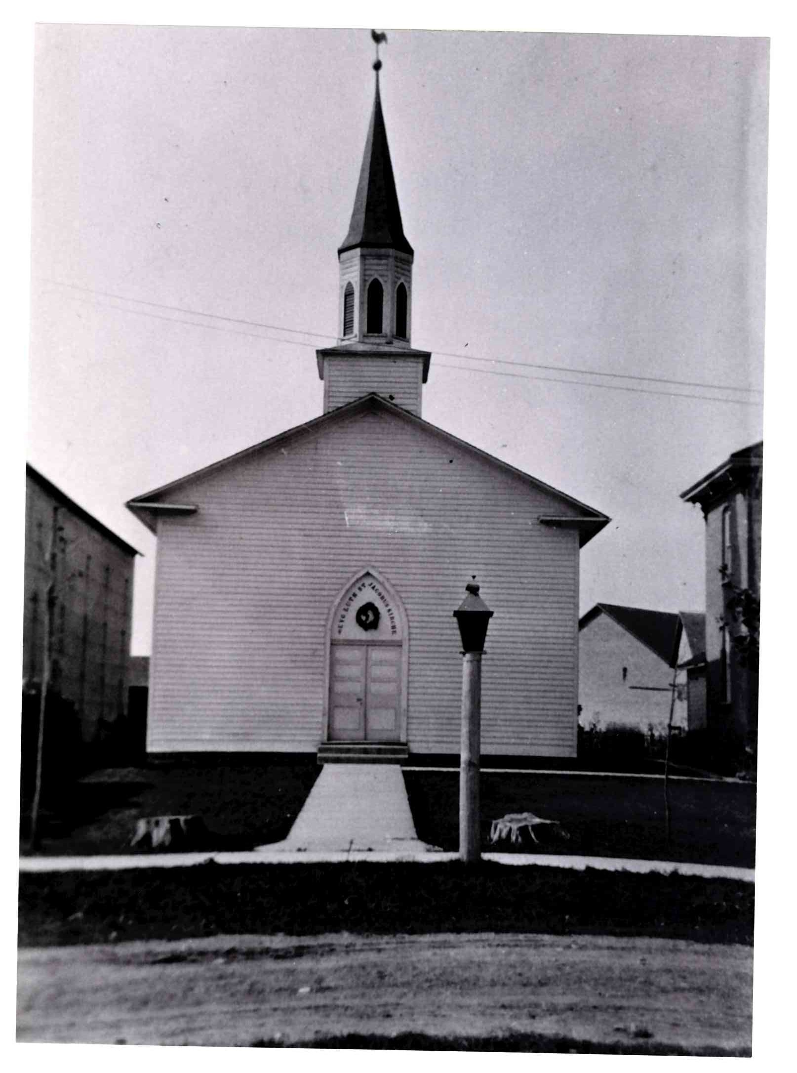 St. James Lutheran Church, Baden old structure