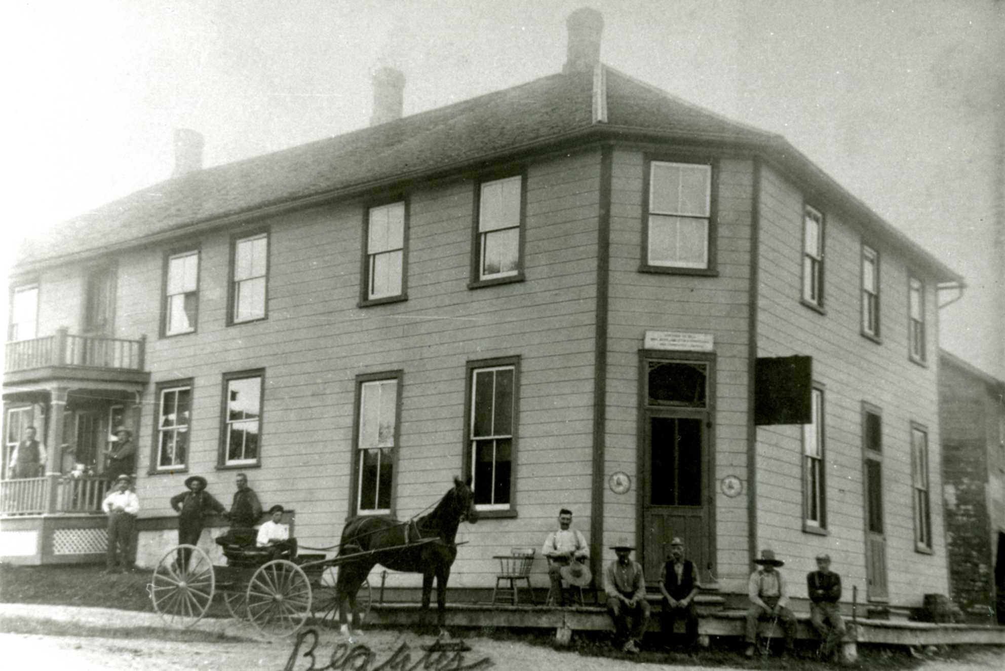 Old frame store in Philipsburg