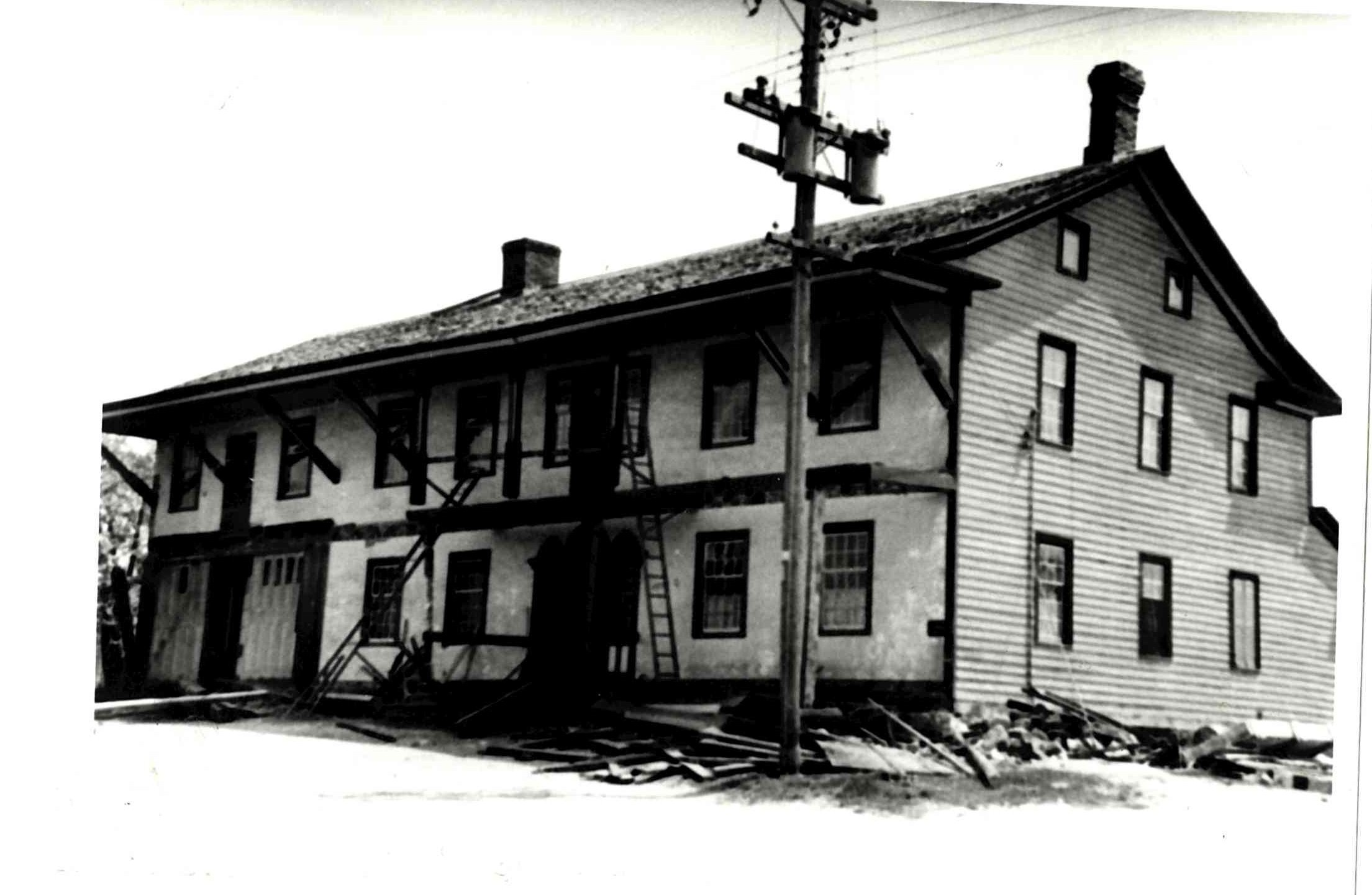 Old hotel in St. Agatha