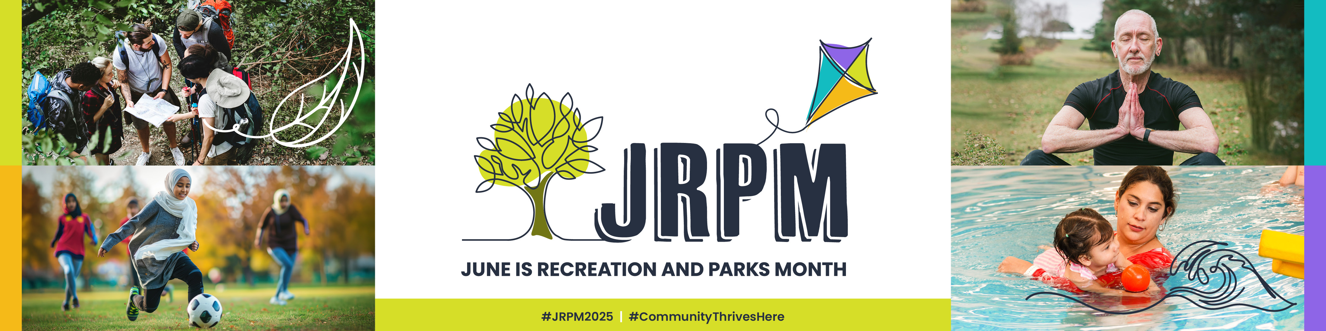 Recreation and Parks Month official logo.