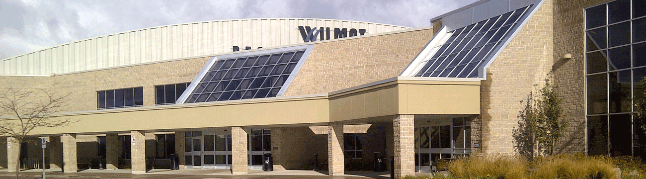 Exterior of the Wilmot Recreation Complex